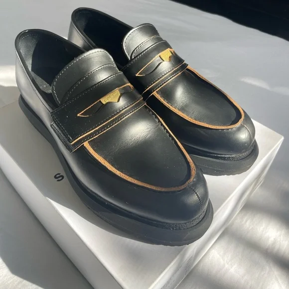 Sacai | Shoes | Sacai Leather Coin Loafers | Poshmark